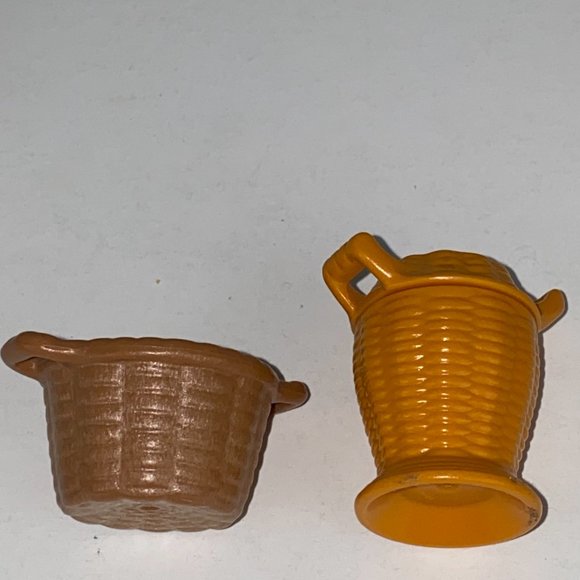 Pretend Play Dollhouse Playset Miniature Baskets - Picture 4 of 5